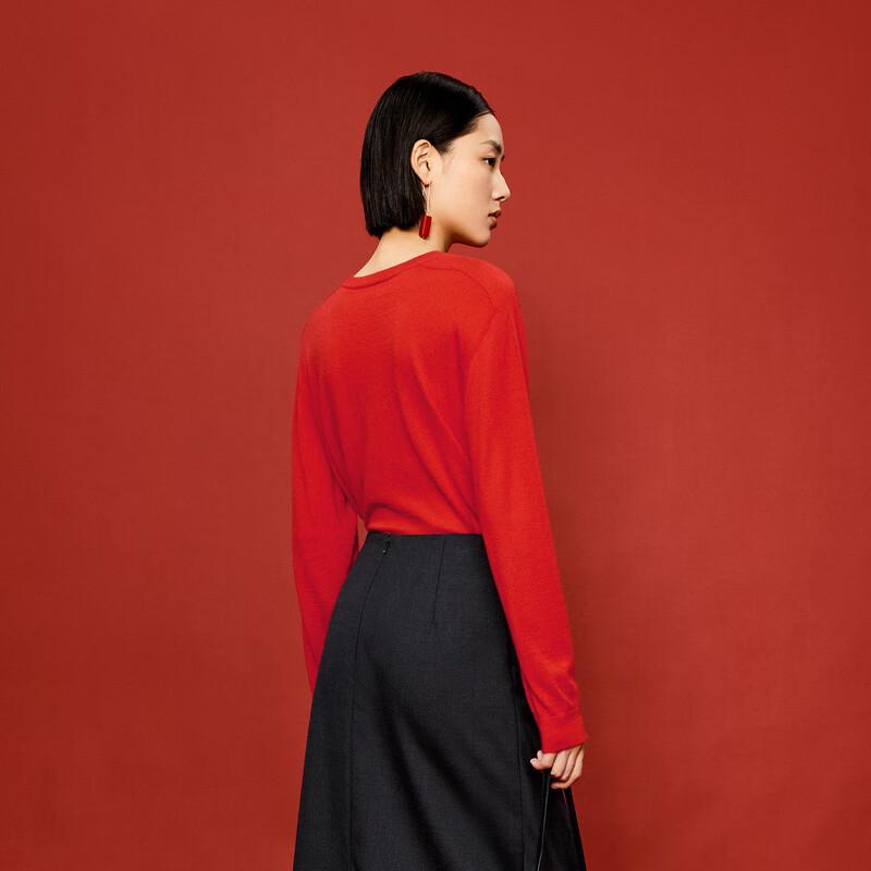 LESS 2024 Winter Cashmere Pullover Sweater