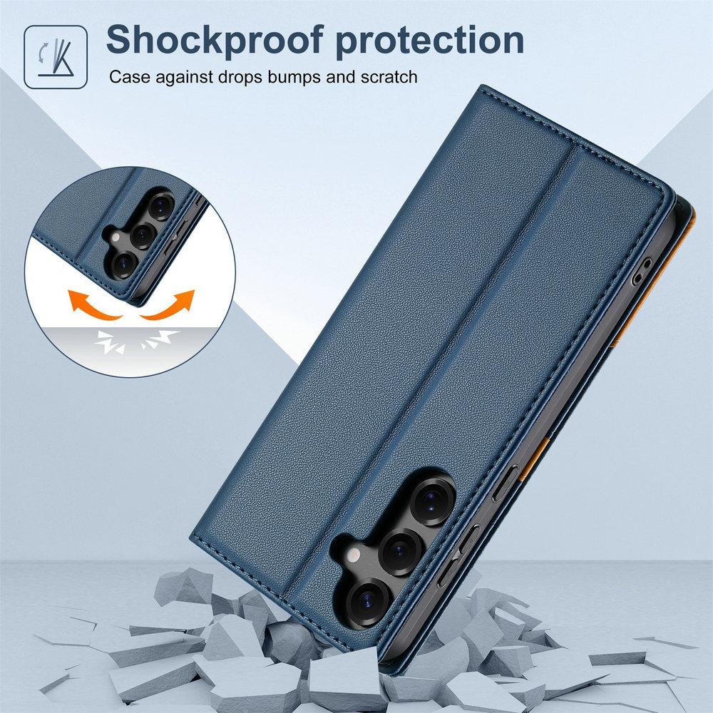 Luxury Case for Samsung Galaxy A56 A36 A26 A16 A06 A07 A17 5G 4G RFID Leather Wallet Cover Etui Samsung A 56 36 26 16 Book Funda