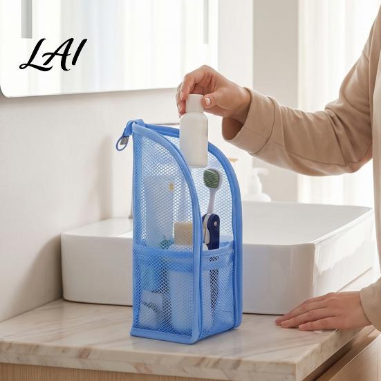 Leakproof Travel Pouch 2PCS Portable Standing Toiletry Bags EVA Mesh Dividers Waterproof Daily Organized Kit Cosmetic Organizers Lightweight Pouches