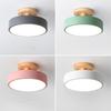 IRALAN Nordic Round Led Ceiling Light Lustre Light Ceiling Lamp Home Bedroom Lighting for Study Corridor Home Decor Fixtures