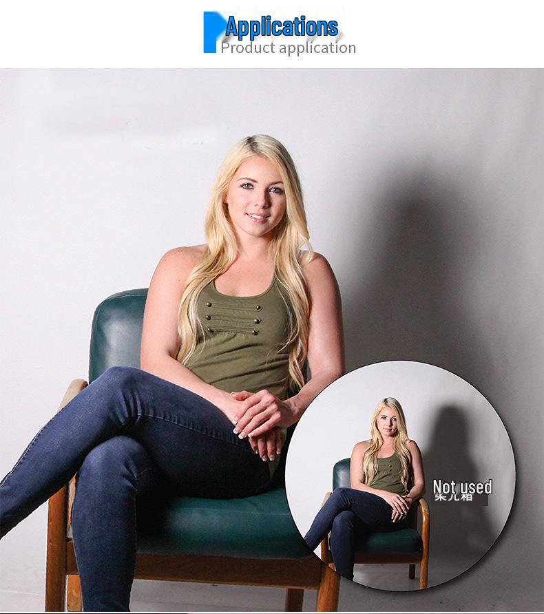 Светодиодный софтбокс с красным/черным сотовым краем для портретной фотографии