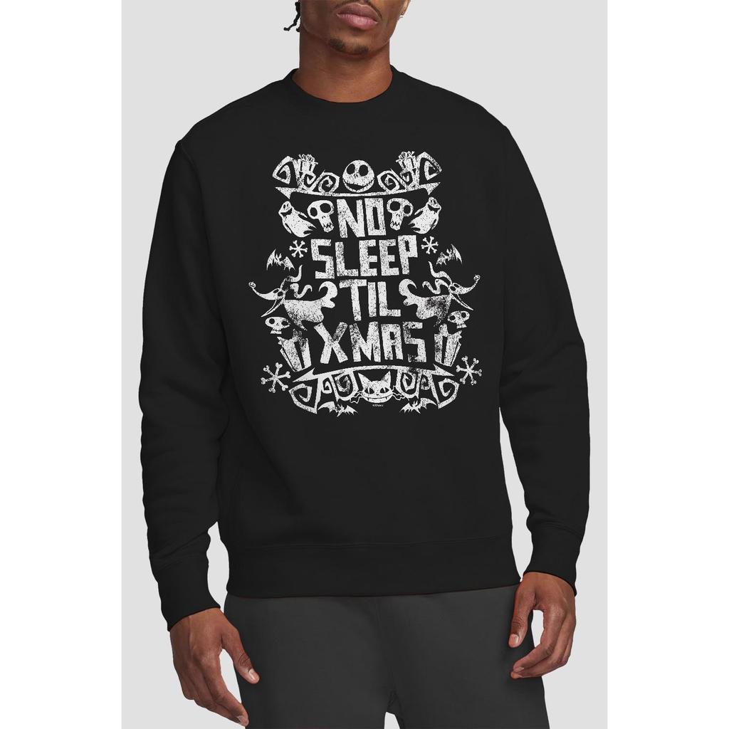 The Nightmare Before Christmas Unisex Adult No Sleep Till Xmas Sweatshirt