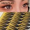 New L Curl Mink False Eyelash 60 Clusters Lashtray for Makeup 20D Eyelashes Extensions Individual Handmade Eye Lashes