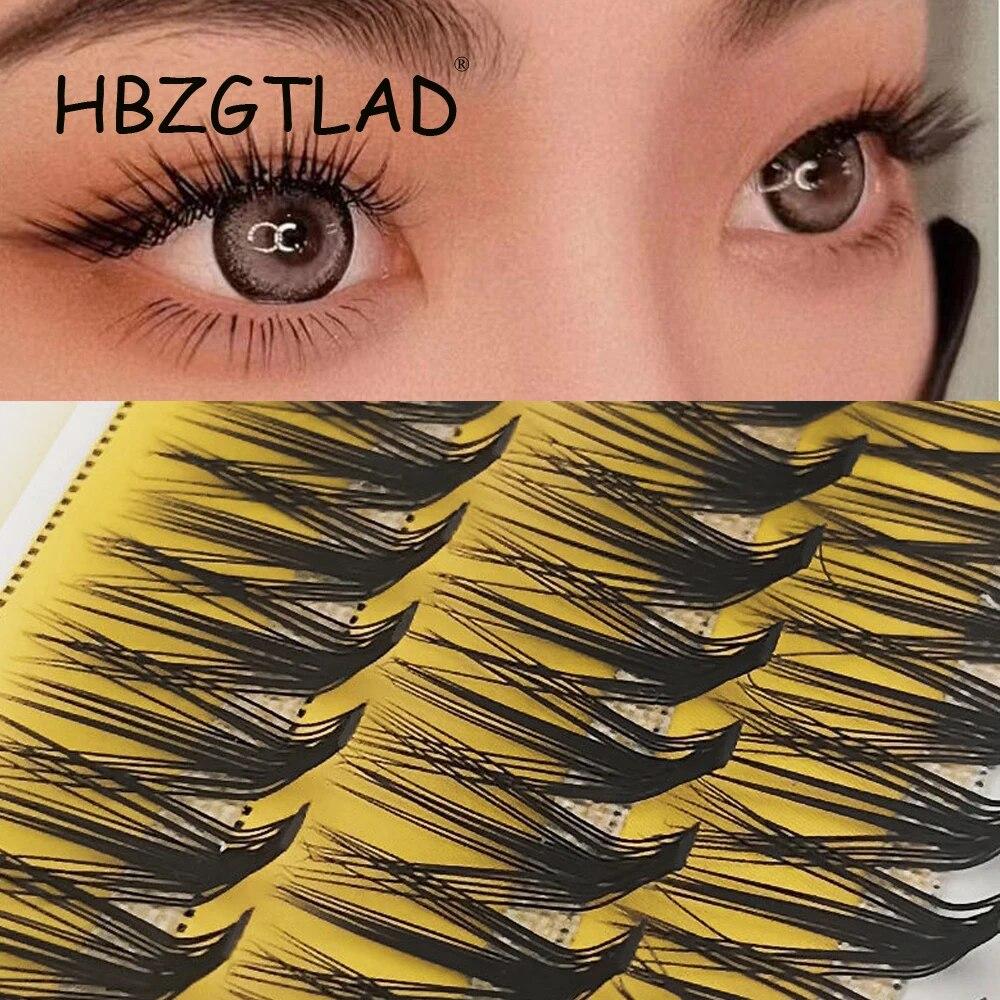 New L Curl Mink False Eyelash 60 Clusters Lashtray for Makeup 20D Eyelashes Extensions Individual Handmade Eye Lashes