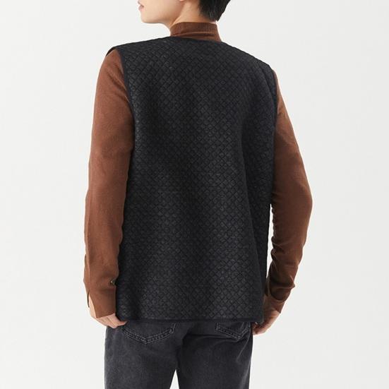 Мужской жилет с V-образным вырезом, без рукавов, однобортный жилет, пальто, однотонный бархатный подклад, теплая жилетка, куртка с карманами