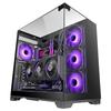 Mars Gaming MC-Vision Caja ATX Triple Cristal Templado Sin Marco Diseño Doble Cámara USB 3.0 Negro