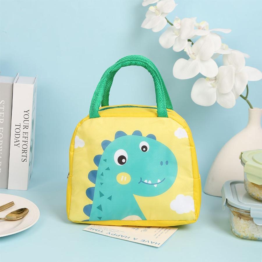 1 lunch bag cartoon animal baby storage bag, insulated lunch box, hand-held hanging bag, waterproof baby handbag (animal series)