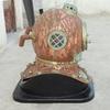 45.72cm Scuba Diving Helmet With Wooden Base Replica Sea Deep Sea Diver Marine