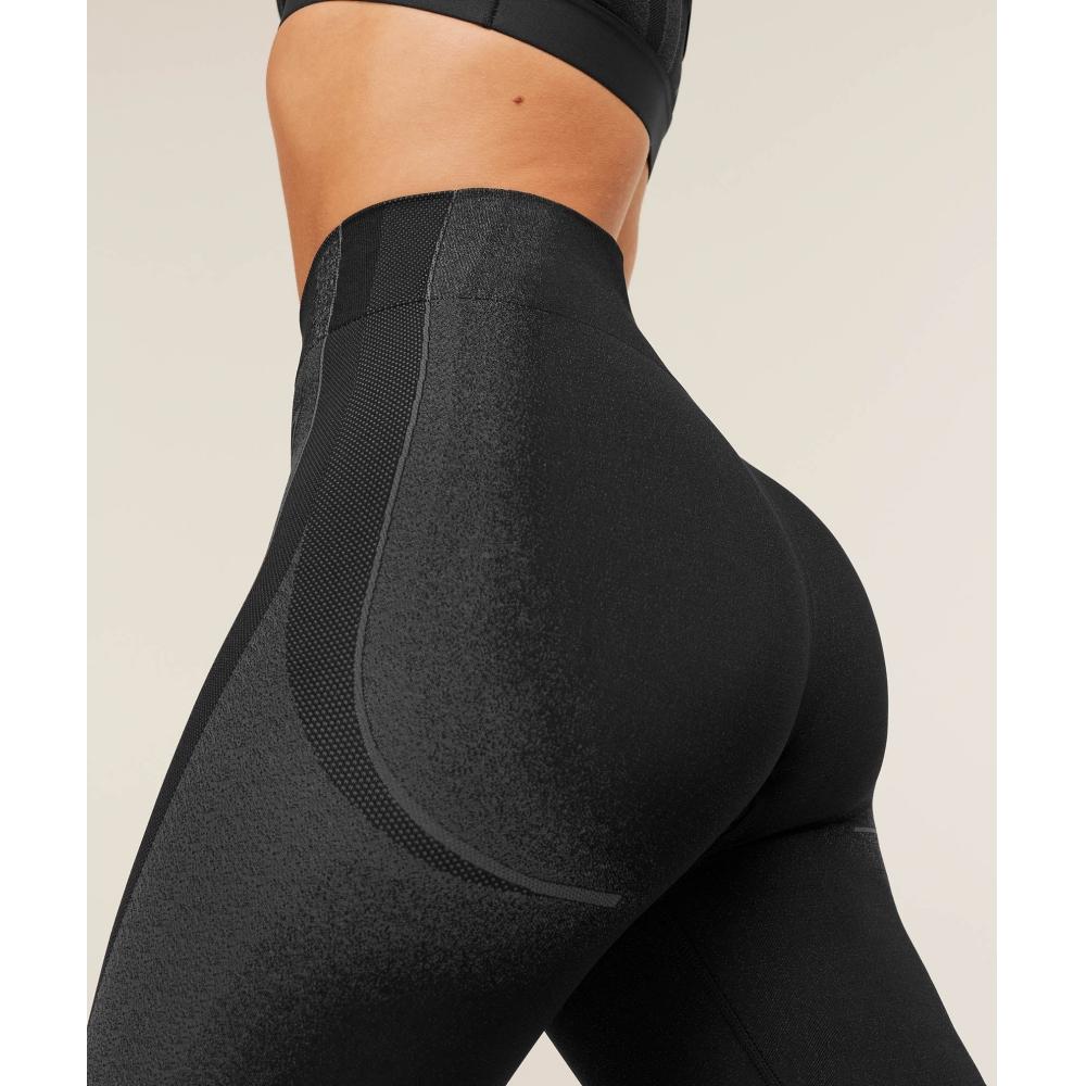 Gymshark Леггинсы Seamless Charge Черный Графитовый Серый B4b8s Bb29