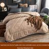 Camel Wool Winter Quilt - Thick, Warm, Double Layer, 10 Jin Cotton & 8 Jin Wool Core