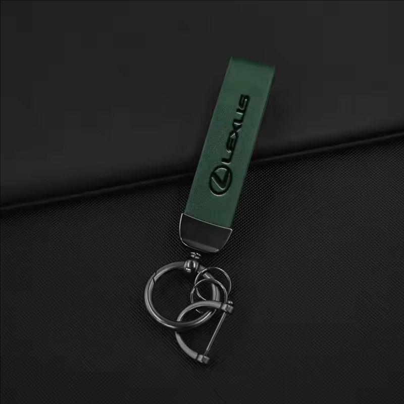 2025 Suede Key Ring Sport Car Keychain Custom Gift With Emblem For Lexus CT ES GS NX IS250 CT200h IS300h ES300h ERX400h NX300h