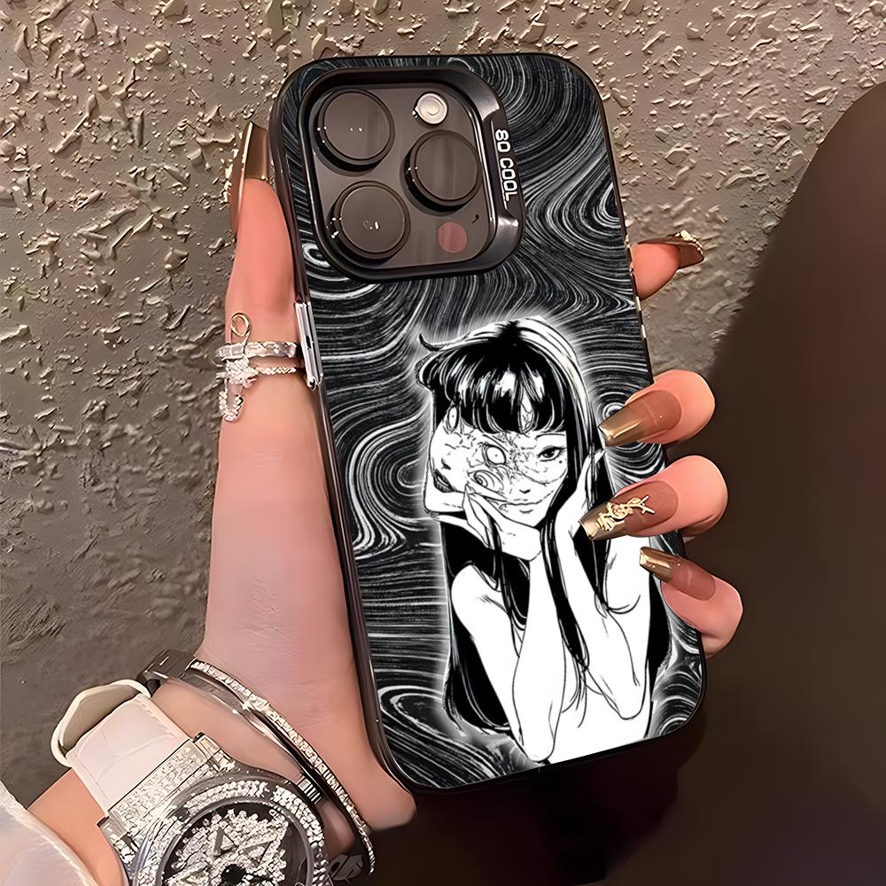 I-Ito J-Junji T-Tomie Phone Case For IPhone17 Air 16 15 14 Plus 13 12 11 Pro XS Max Silver Black Bumper Case