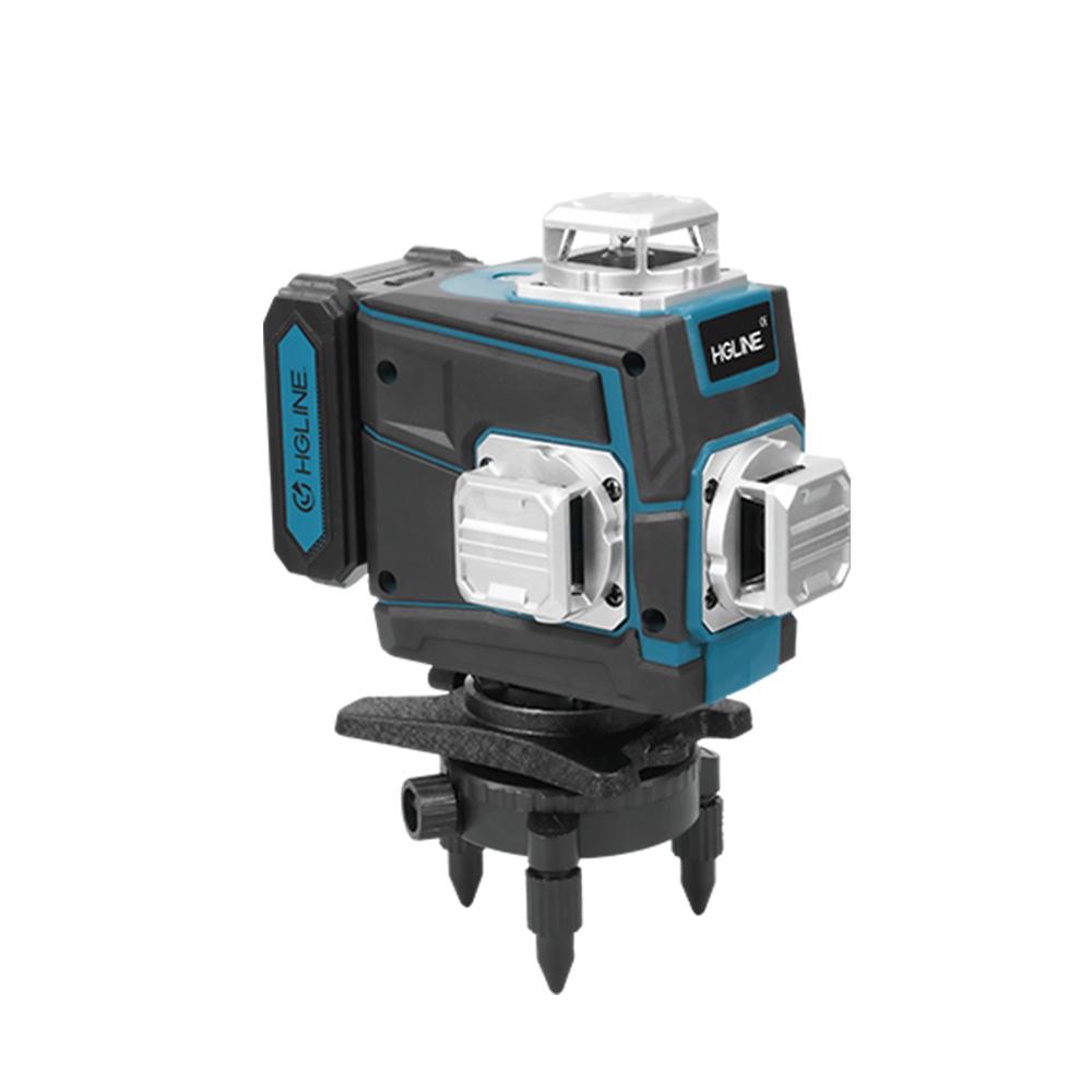 HGLINE 16 4D Линий Лазерный Уровень с Пультом Управления через Приложение Самонивелирующийся 360 Горизонтальный и Вертикальный Лазерный уровень Строительный Инструмент