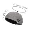 Adjustable Brimless Skullies Cap Cotton Hip Hop Hats New Landlord Docker Cap  Women Men