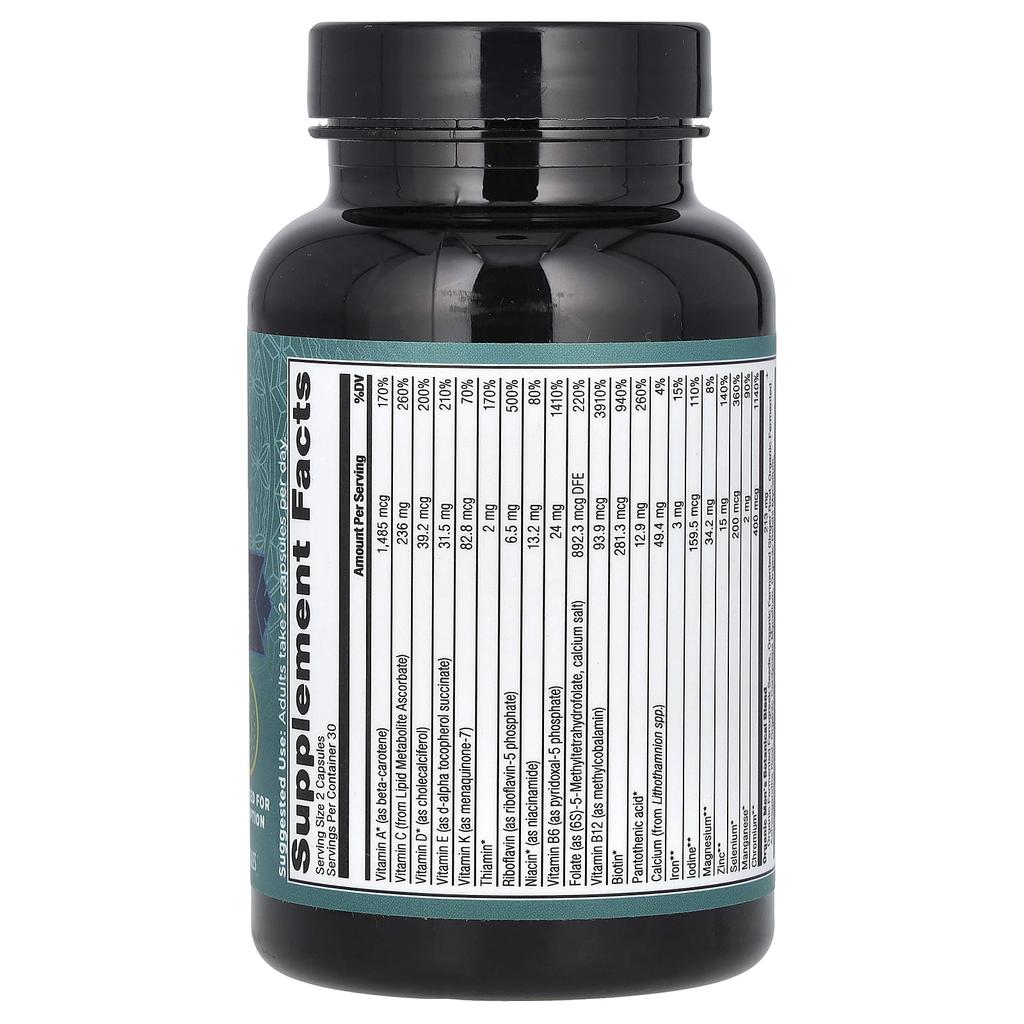 Fermented Multivitamin for Men, 60 Capsules