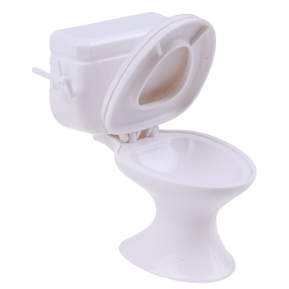 Bathroom Ornament Dollhouse Furniture Doll Accessories Miniature Toilet White Closestool Model