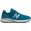 New Balance 990v4 Сделано в США Озерно-голубые Женские Кроссовки Серебристые W990LB4