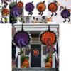 Halloween Pumpkin Witch Wreath Unique Design For Front Door Decor