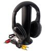 Wireless Headset Over Ear FM Radio PC TV Headphone Transmitter with Microphone for Computer