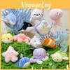 Marine Animals Plush Keychain With Pressable Sound For Backpack Decor