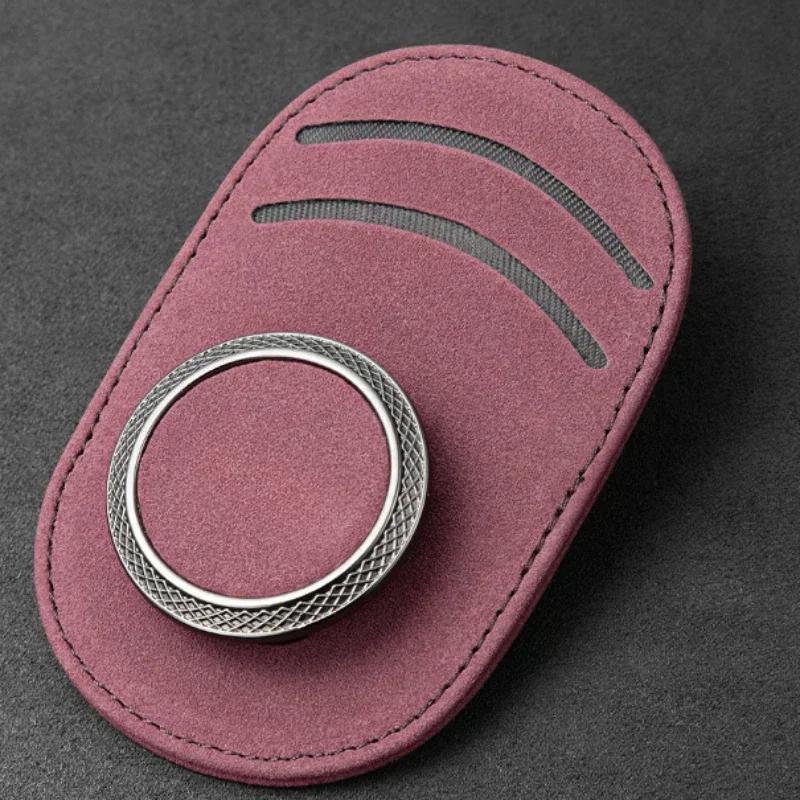 Кожаный автомобильный солнцезащитный козырек, чехол для очков, держатель для солнцезащитных очков, крепление на зажиме, многофункциональный портативный зажим, авто аксессуары для интерьера