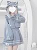 Jundakara Cosplay Costume Set with Lace and Cat and Perfect for and Korean Lolita Includes and Light Size 3-Piece Ears, Ribbons, Ruffles, Subculture,