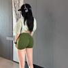 Fashion New Product High Waist Abdominal Elastic Breathable Quick-Drying Running Shorts Sports Yoga Shorts Super Hip Female Summer