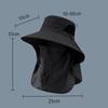 Fisherman Hat Summer Sun Hat Men'S Outdoor Mountaineering Hat Fishing Face Covering Wide Brim Sun Hat