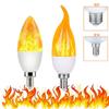 AC85-265V Рождественские украшения Эффект пламени Лампочка Пламя Лампа Атмосфера Лампа Свеча
