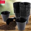 KADAX 100 производственных горшков диаметром 7 см для выращивания рассады