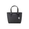 Сумка-тоут Jet Set с монограммой, винтаж, ПВХ, женская, черная 35T9STVT0B-BLACK