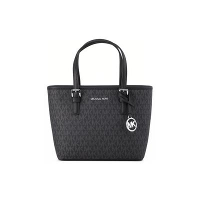Сумка-тоут Jet Set с монограммой, винтаж, ПВХ, женская, черная 35T9STVT0B-BLACK
