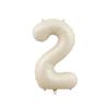 32/40Inch Cream Color Number Balloons 1-9 Large Digital Foil Helium Ball Girl Kids Adult Happy Birthday Party Decoration Wedding