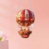 Love Hanging Ornament 2D Acrylic Hot Air Balloon And Rabbits Pendant Romantic Valentine's Day Decoration for Car Home Door Window Wall