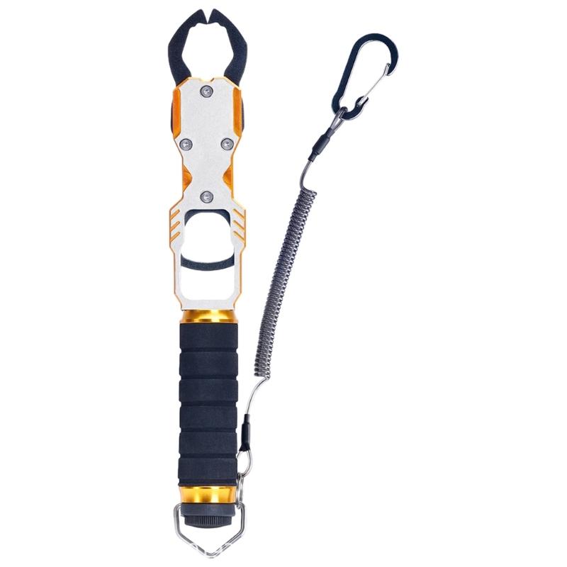 Fish Lip Grabber Fish Body Clamps Fishing Hand Tool Fish Clamps Fishing Gripper Fish Mouth Grabber Fish Controller Tongs