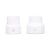 2Pcs TIG Welding Cup 12#/14# Ceramic Nozzle Accessory Set Kit for WP9/17/18/20/25/26(White )