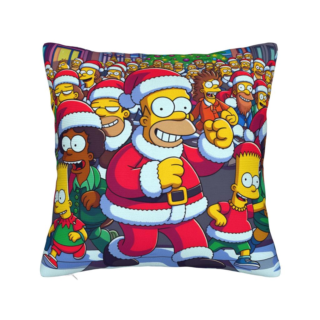 Pillow Case Funny SSimpsons The Scream Parody Custom Pillow Cover For Wedding Party Home Decor Vintage Pillowcases