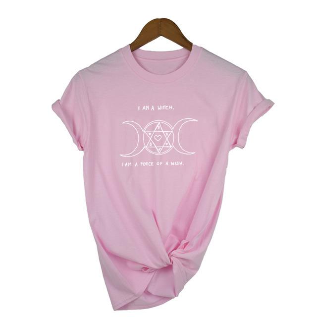 I Am A Witch I Am A Force Of A Tumblr Harajuku Punk T Shirt