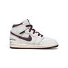 Jordan AJ1 Retro High OG TD Unisex Sail Cracked Leather Burgundy Crush DO7098-100