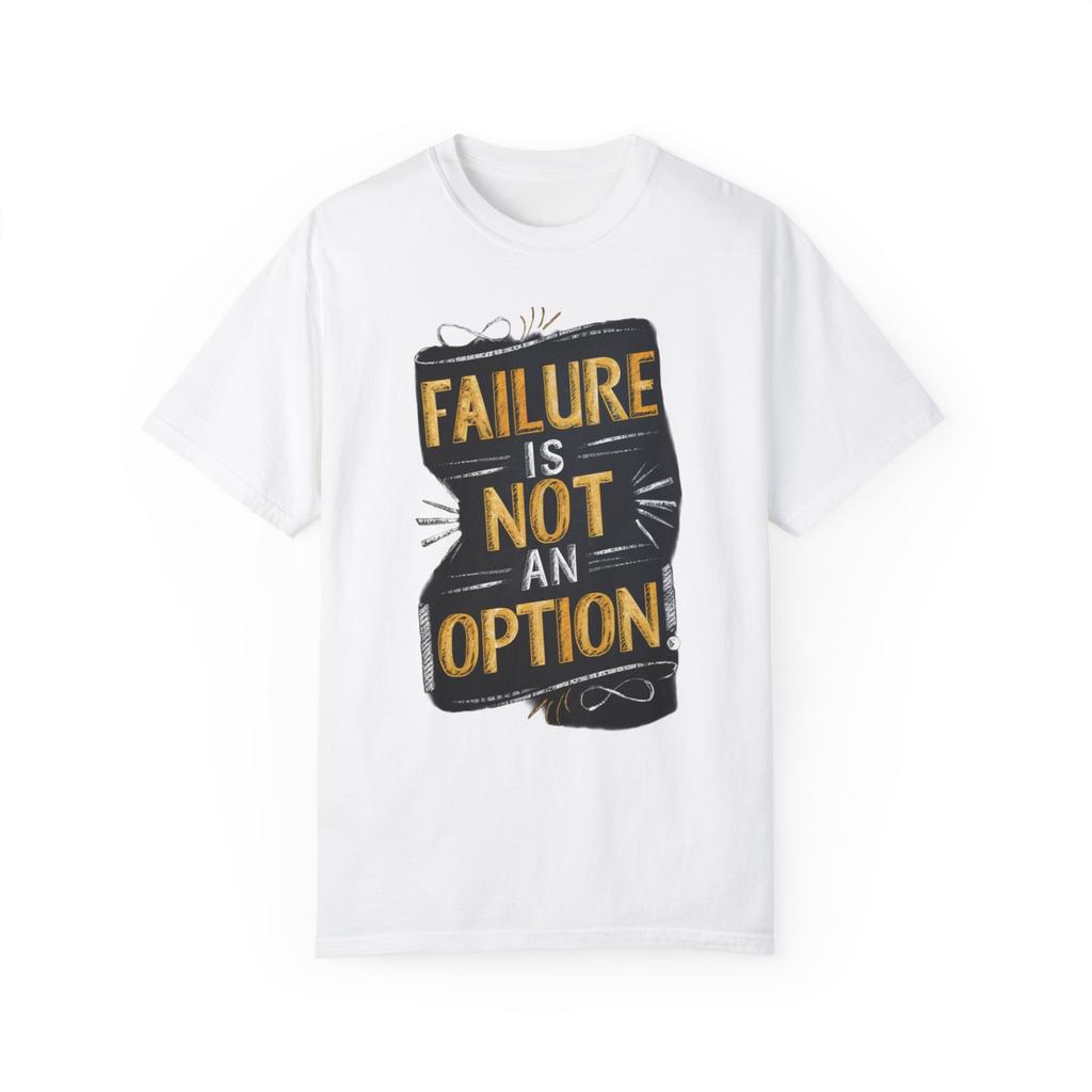 Motivational Decision Tshirt No Failures Tee Choice Options Clothing Inspirational Tee Mindset Appael Top Determination Tee