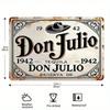 Винтажная жестяная табличка Don Julio Tequila Ретро настенный декор для домашнего бара кухни мужской комнаты 8x12 дюймов 20x30 см