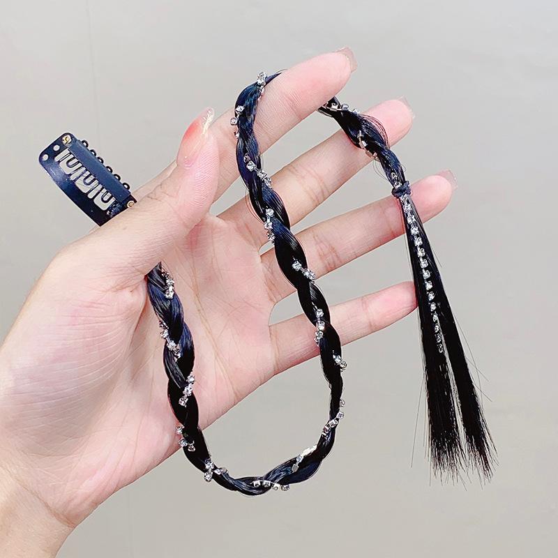 Милый крутой парик с пряжкой, заколка для волос Spice Girl, имитация косы, зажим для кос, дреды, боксерская коса, аксессуары для волос