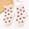 5 пар/партия носков для девочек из чистого хлопка, весна-осень, детские носки средней длины для девочек, принцесс, женские носки 2-6 лет