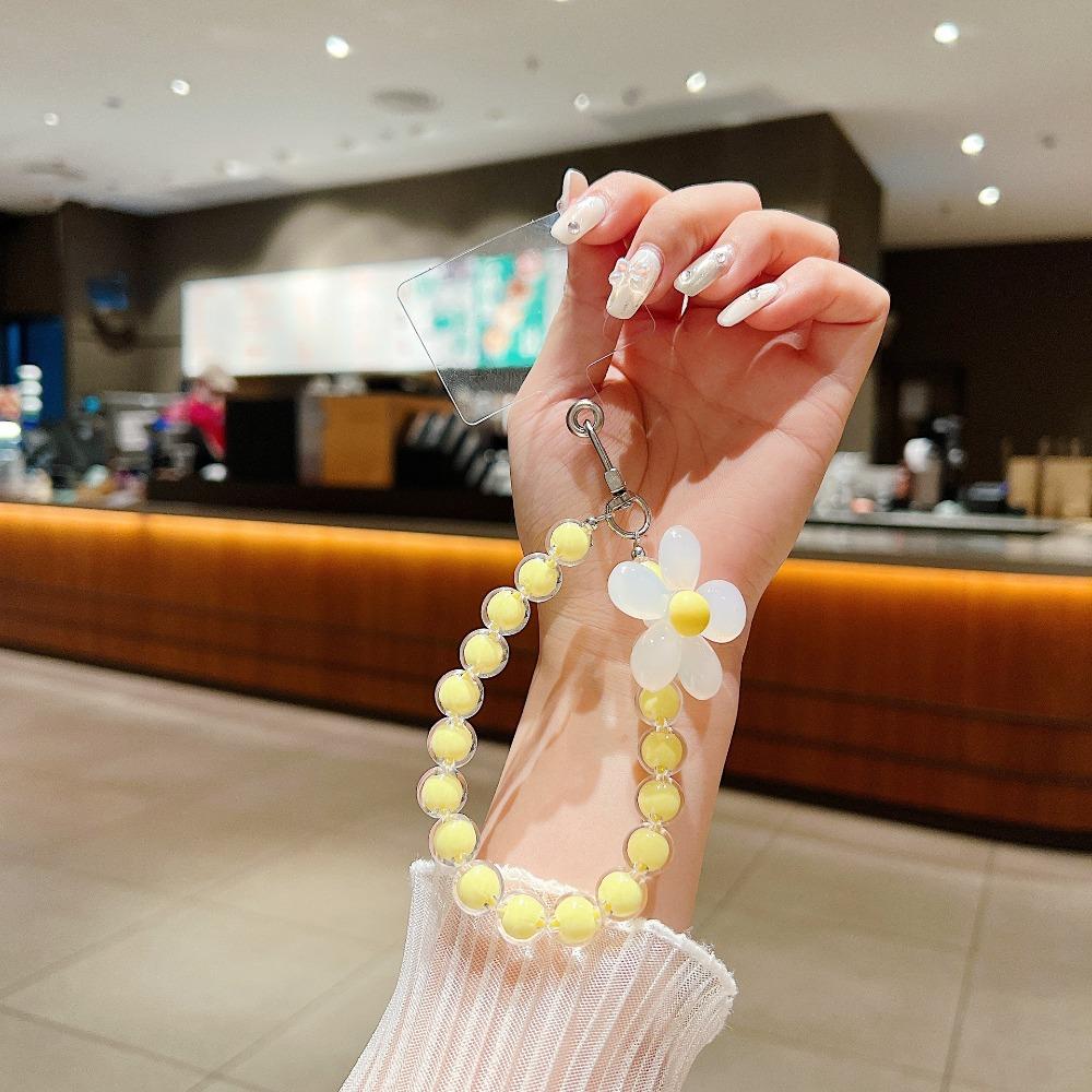 Wrist Strap Mobile Phone Bead Chain Charm Mobile Phone Lanyard Bead Phone Charm Strap Bracelet