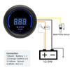 ℉ и ℃ цифровой круглый датчик температуры воды 52 мм измеритель температуры воды с датчиком температуры 1/8NPT для автомобиля грузовика внедорожника 12 В