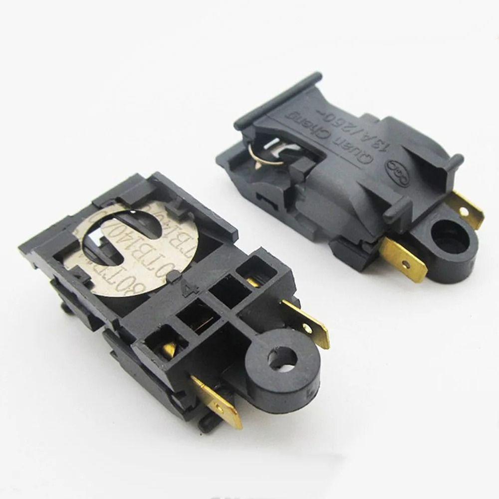 10Pcs New 250V Electric Kettle Switch 16A 2-Pin Thermostat Temperature Control Black XE-3 JB-01E Kitchen Part