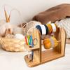Double Layer Yarn Holder Dispenser High Stability Easy To Assemble Handmade Wood Yarn Dispenser Yarn Ball Holder