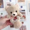 Bear Hairpin For Girls Ponytail Holder Plush Scrunchies Women Hair Side Clips Korean Hair Rope