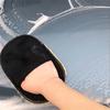 Car washing imitation wool foam gloves thick plush car cleaning gloves waxing and polishing car cleaning supplies