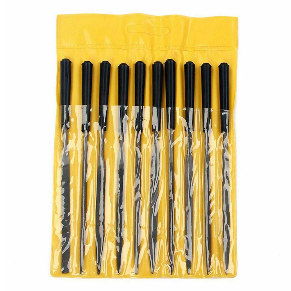 10 шт., набор напильников для гитарных ладов, гаек, полированный напильник, инструменты для ремонта гитары, профессиональный мастер по гитаре